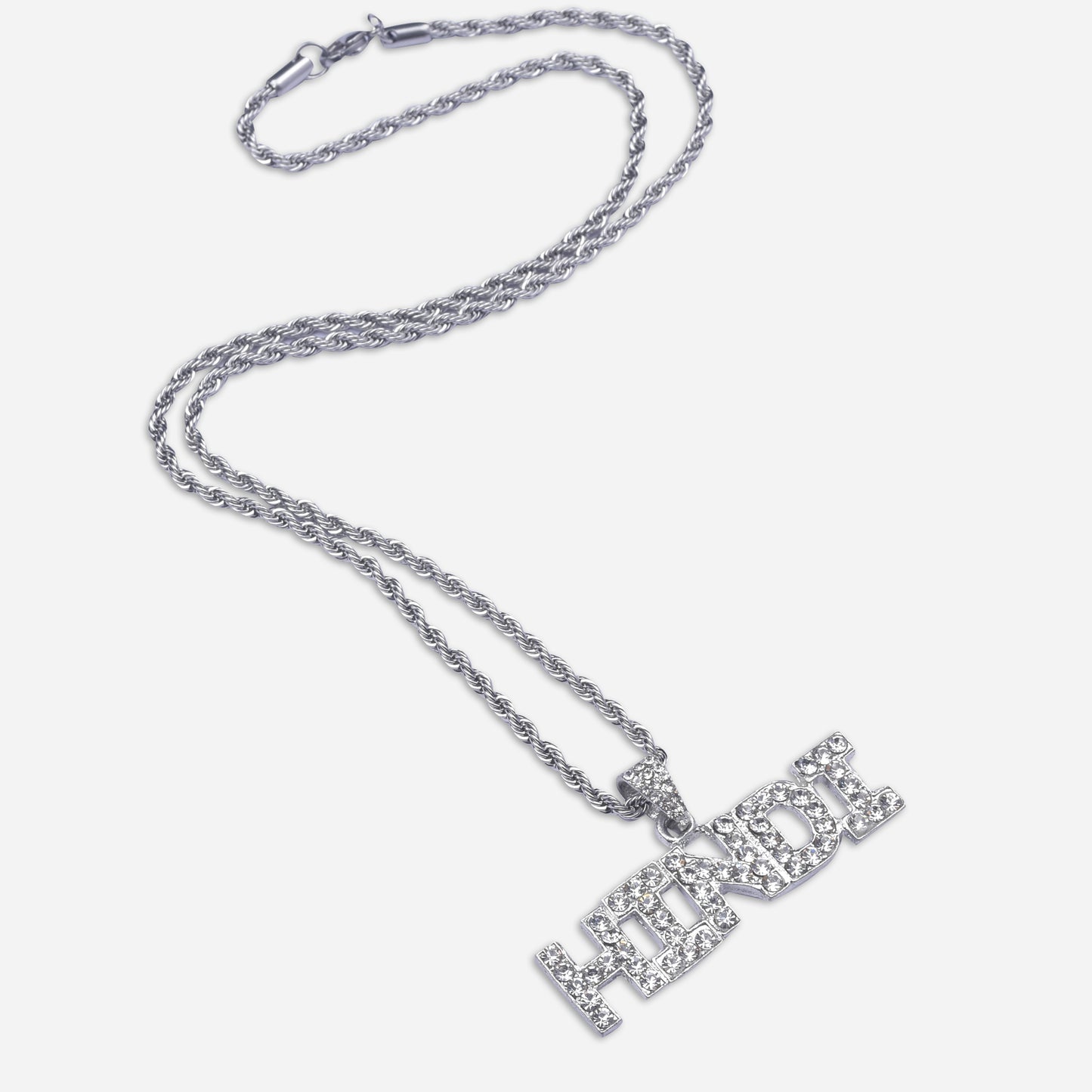 Mc Stan Hindi pendant with stainless steel chain